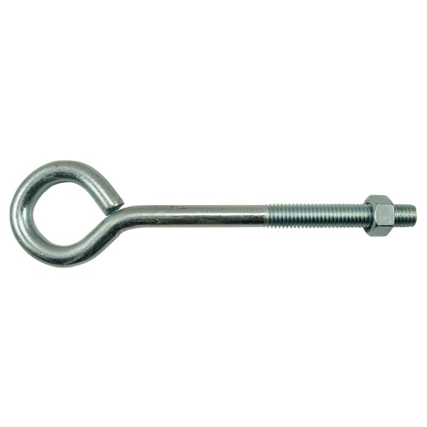 Midwest Fastener Eye Bolt 1/2"-13, 13 in Shank, Steel, Zinc Plated, 10 PK 52321 - main
